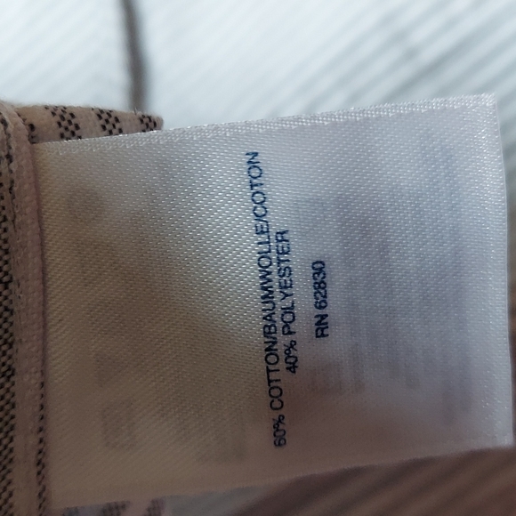 Bundle of 2 Land's End gray and white striped button down shirts. Worn once  S - Picture 4 of 4